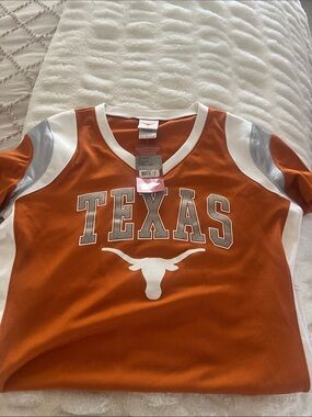 Girls' Texas Longhorns Fan Jersey — Orange & White